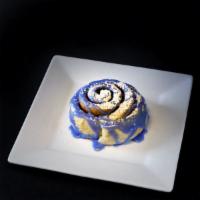 majesty · classic cinna-snail with our royal purple icing

*If we are out of gluten free or mini snail...
