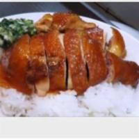 Soy Sauce Chicken with Rice · 