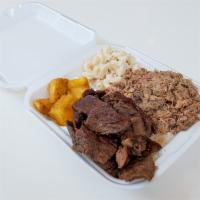 Kalua Pork Plate · Includes 2 sides. Gluten free.