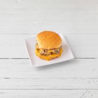 Cheeseburger · Grilled Quarter pound of 100% ground beef with cheese