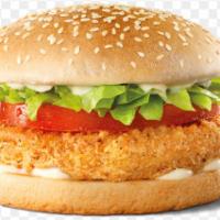 Double Chicken Sandwich · Served with 1 side & soda