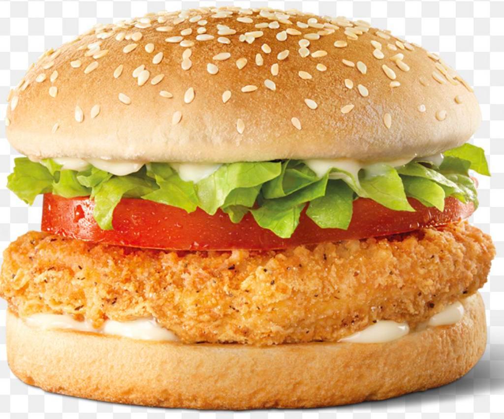 Double Chicken Sandwich · Served with 1 side & soda