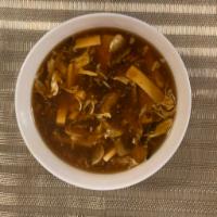 15. Hot & Sour Soup · Soup that is both spicy and sour, typically flavored with hot pepper and vinegar.
