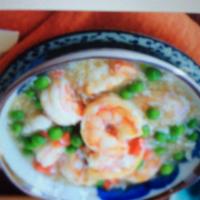 C6. Shrimp with Lobster Sauce Combo Plate · 