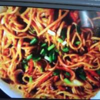 55. Quart of Hot and Spicy Noodles · Hot and spicy.