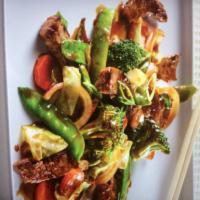 83. Beef with Chinese Vegetable · 