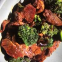 124. Roast Pork with Broccoli · 
