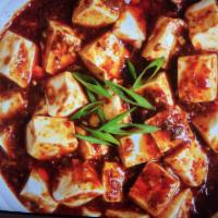 132a. Mapo Tofu · Hot and spicy.