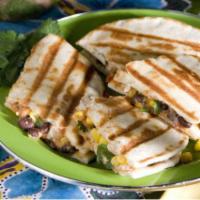 4. Grilled Chicken Quesadilla · Chicken peppers, onions and cheese.