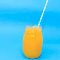 Orange Juice 12 onzas · Jugo de naranja.