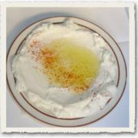 Lebni · Yogurt spread with olive oil. 