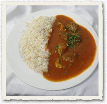 Curry · Choice of beef or lamb curry served with rice. 