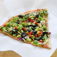 Vegetable Pizza Slice · 