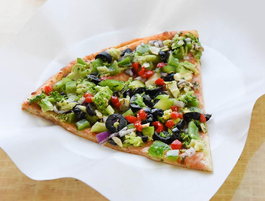 Vegetable Pizza Slice · 