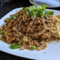 Thai Fried Rice · Large. Thai fried rice with onion, tomato and scallion
