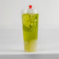 Green Apple Green Tea · Made with Green Tea, Fresh Green Apple， Green Apple juice，Lychee Jelly.700 ml.