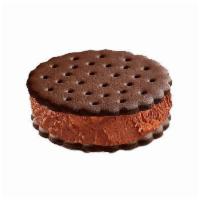 Chocolate Wafer Un-Bakedwich · Your choice of one cookie dough flavor between two crispy chocolate wafer cookies.
