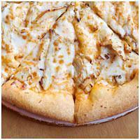 Buffalo Chicken Pizza · Spicy wing sauce and homemade ranch topped with mozzarella cheese and grilled chicken breast...