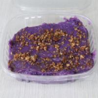 Ube Halaya · Ube halaya, also known as ube jam, is a dessert made from boiled and mashed purple yam, milk...