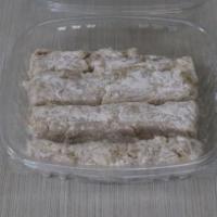 Espasol · Espasol is a sticky rice delicacy. Made of toasted glutinous rice flour and cooked in coconu...