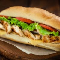 Grilled Chicken Sandwich · Boneless skinless chicken sandwich.