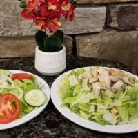 Create Your Own Salad Combo · Romaine lettuce, Includes 1 meat choice of grilled chicken, ham, turkey, tuna, pepperoni or ...