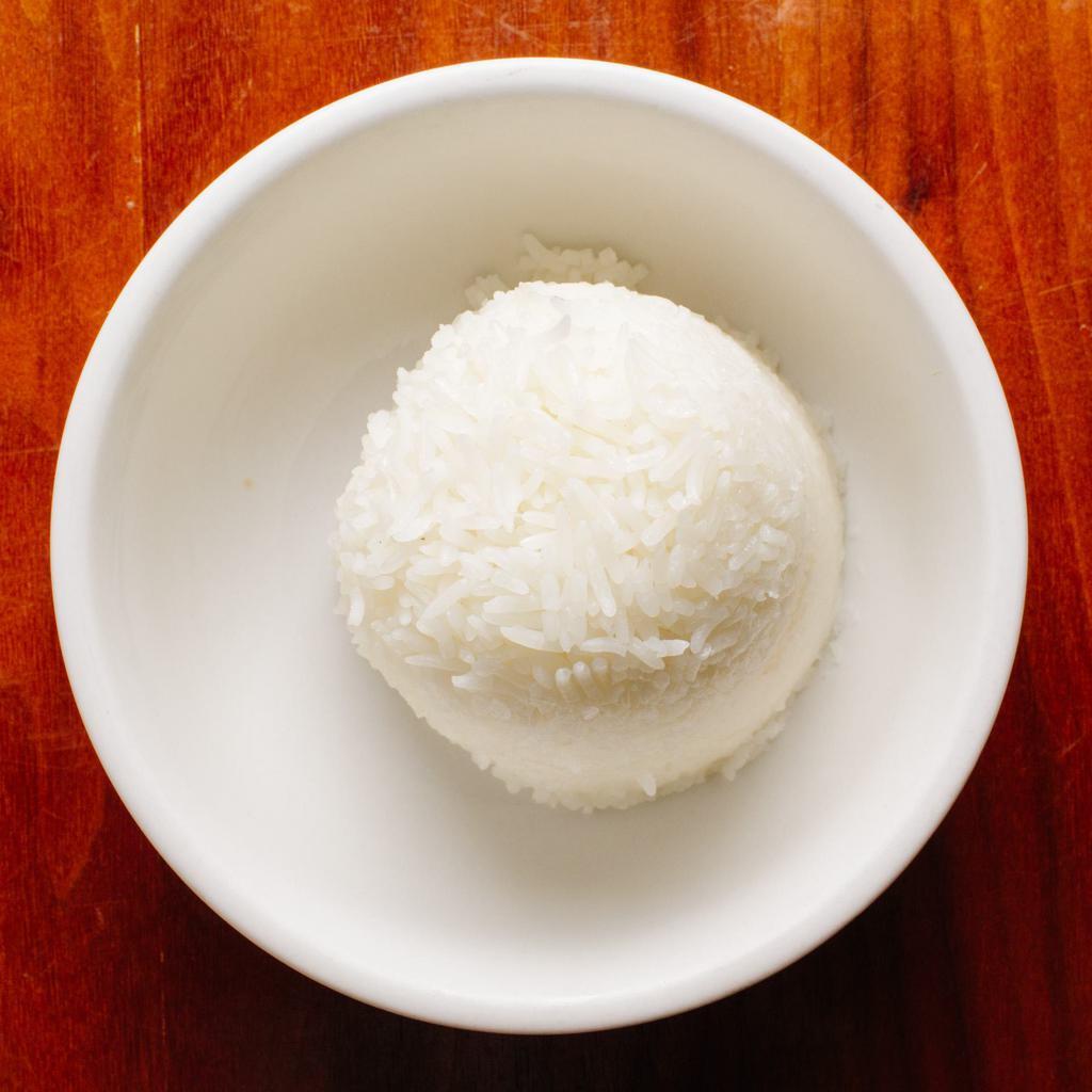 Rice (VG, GF) · Side of rice. We cannot make substitutions.