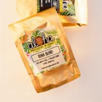 Kona Blend · Kona Blend - 10% Kona Coffee | Medium Roast. 9 oz Bag of Whole Beans