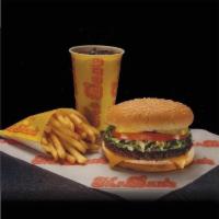 Big Dan Burger Combo · 22 oz. drink and choice french fries or home fries.