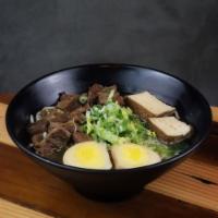 Beef-Stew Noodle Soup · Caution: This item is preferred for dine-in. Noodle soup with our best beef stews, with a hi...