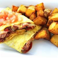 3 Egg Omelette with Cheese · 
