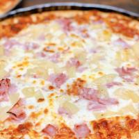 The Hawaiian Pizza · Delicious regular crust topped with our blended pizza cheese, ham and pineapple