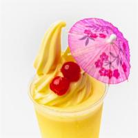 Pineapple Whip · Our pineapple whip Italian ice with dole pineapple juice poured over it. So refreshing!