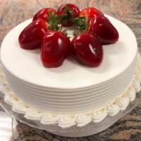 Thres Leches Cake · Popular Latin American cake made of vanilla cake, dipped in 3 types of lightly sweetened milk.