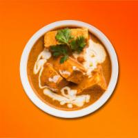 Paneer Tikka Revolution · Grilled cottage cheese prepared in thick spiced gravy with a touch of cream in it