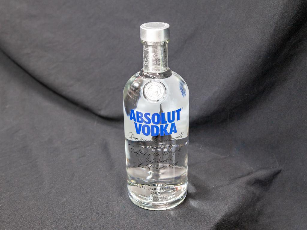 Absolut Vodka, 750 ml. Bottle  ·  Must be 21 to purchase. 40.0% ABV. 