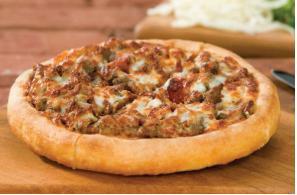 3 to 5 Topping Mini Pizza · 4 slices. Deluxe cheese pizza served on buttery, pan-style golden crust with our signature s...