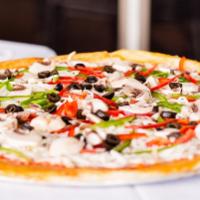 Napolitana Pizza · Fresh Mozzarella, Fresh Tomato, Garlic on Home made Tomato Sauce