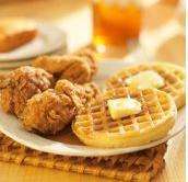 Chicken and Waffles · Chicken and waffles.