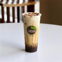 Roasted Brown Sugar Milk Tea · We roast the raw sugar in-house with our founder's family recipe to create a caramelized, sm...