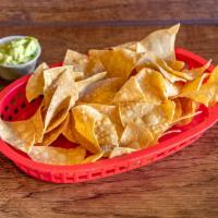Chips and Guacamole · A creamy dip made from avocado.