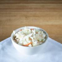 Coleslaw · The ultimate yin and yang: creamy and crunchy

