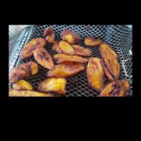 Platano Maduro · Ripe plantain sliced and fried to sweet perfection