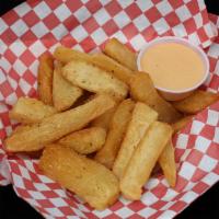 Yuca Fries  · You will love the delicious taste of yuca fries. Lightly seasoned and crispy on the outside,...