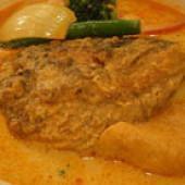 Hyderabadi Fish Curry · Fish cooked in homemade Hyderabadi spice and sauce.