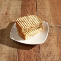 Savi's Grilled Pimento Cheese Sandwich · On sourdough. Hot sandwich.