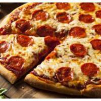 Pepperoni Classic Pizza · Extra pepperoni and extra cheese. 