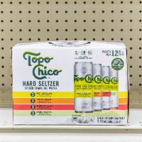 12 Pack of Canned Topo Chico Seltzer · Must be 21 to purchase. 