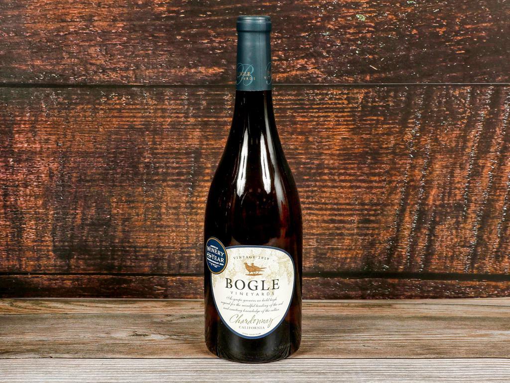 750 ml. Bogle California Chardonnay · Ripe with flavors of apple and pear, this white wine is elegantly balanced with a smooth finish thanks to an oak barrel signature. Must be 21 to purchase.