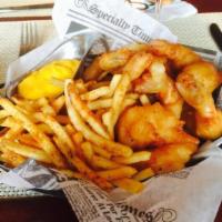 10 Pieces Jumbo Fried Shrimp and Fries · 